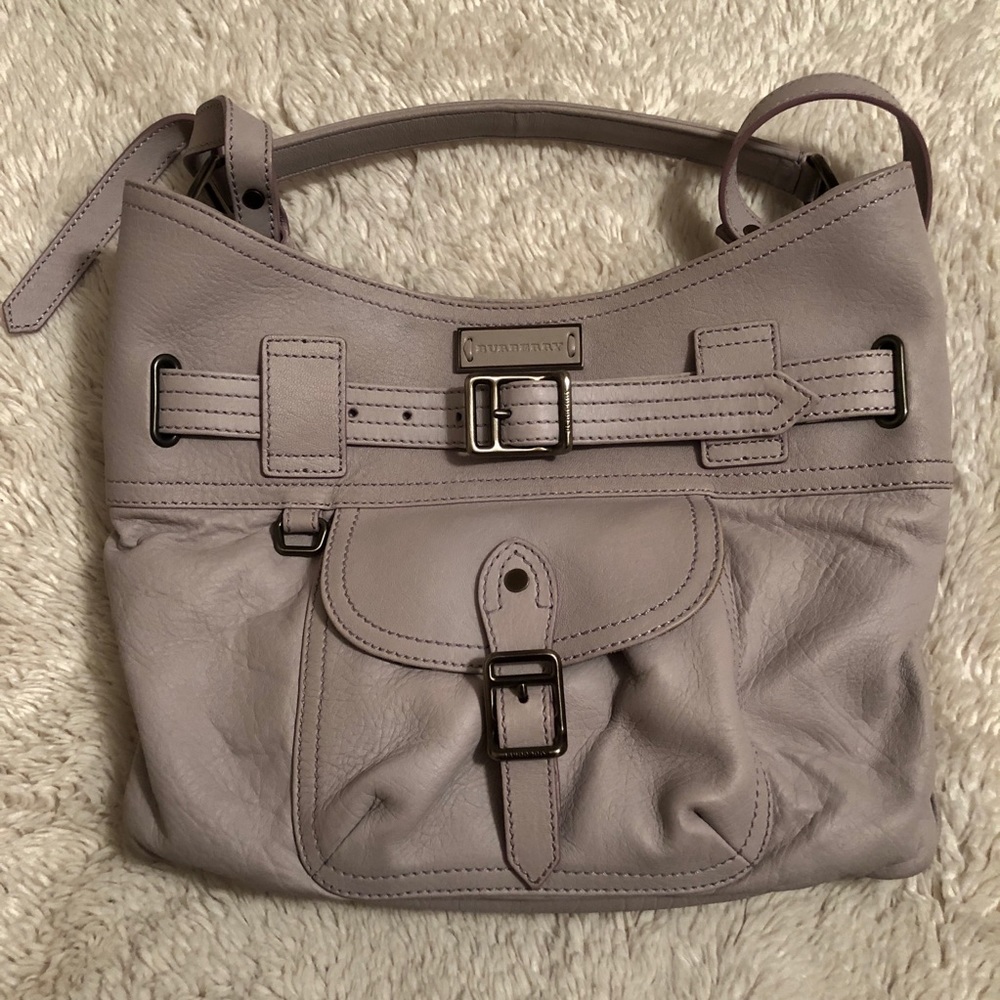 Burberry Lavender Vintage Leather Purse